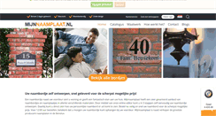 Desktop Screenshot of mijnnaamplaat.nl